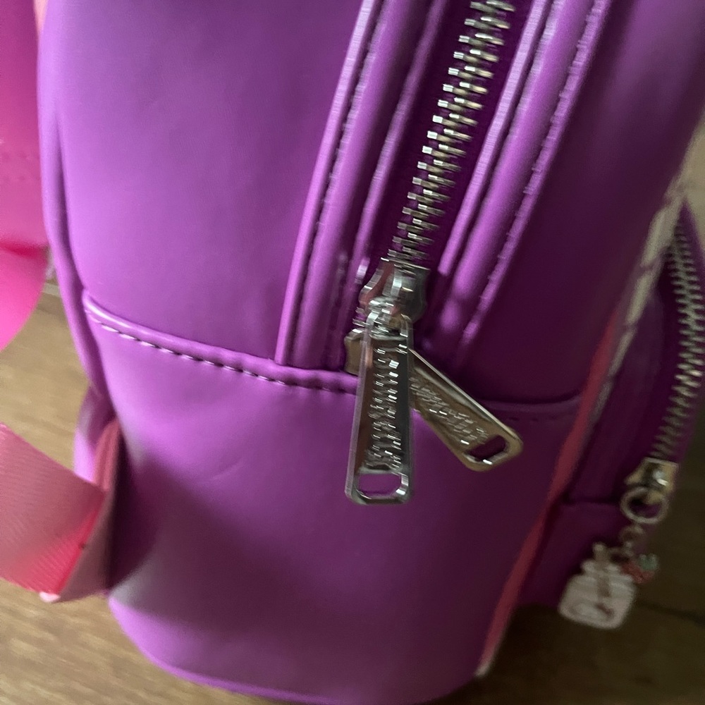 LOUNGEFLY (Sanrio)-NWT Mini Faux Leather Character Backpack - Picture 7 of 14